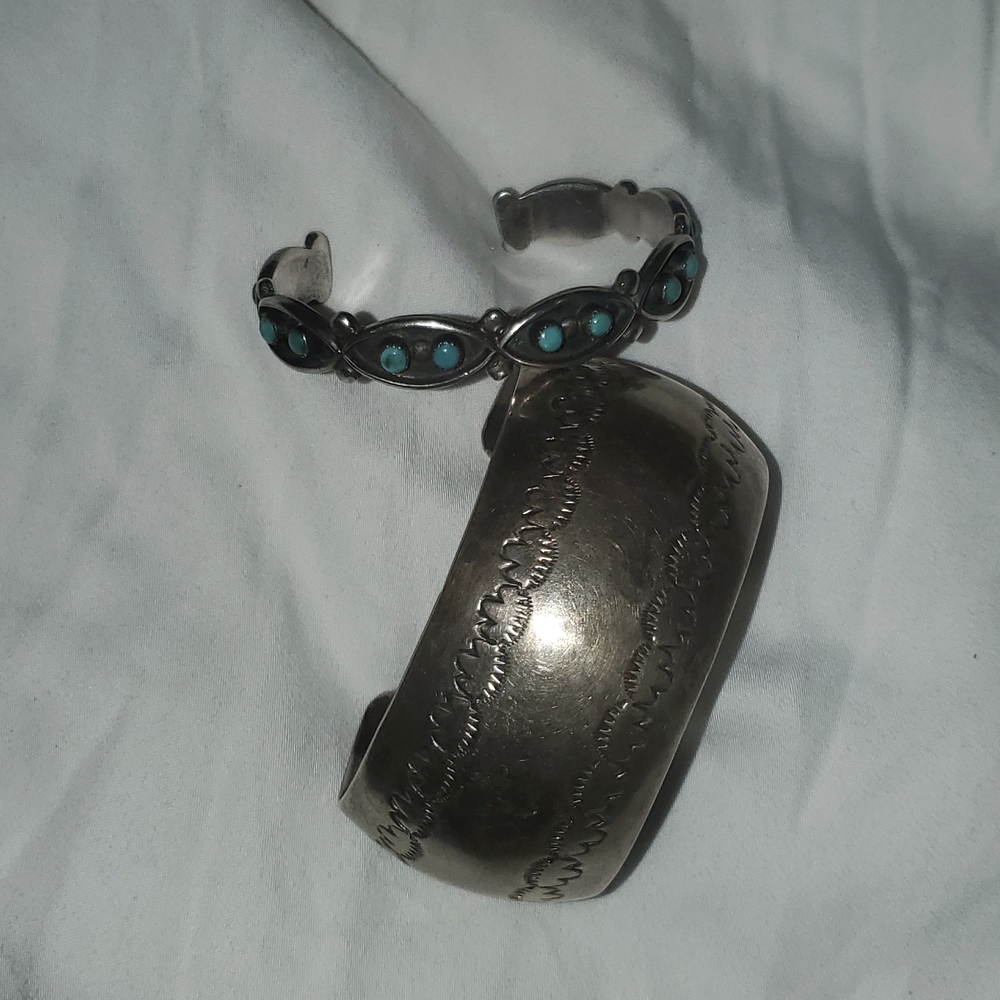 2 vintage cuff bracelets